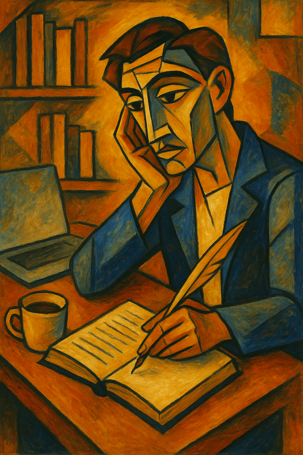 A manuscript being edited.